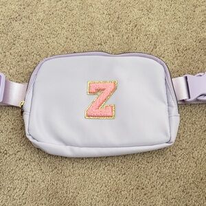 Amazon Kids Lavender Bag with Pink Patch